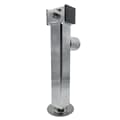 Gamba di supporto per NB PARTS 1300 kg 60x415mm Scate 240mm quadrata girevole con perno di bloccaggio con catena