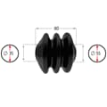 NB PARTS fole 3 pregas 35/55mm 80mm adequado para WESTFALIA WAE 2000