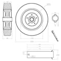 NB PARTS Varapyörä 200x50mm napa Ø20x58mm