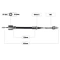 NB PARTS cabo do travão 955/730mm campainha Ø23/26mm + M12/M8 adequado para BPW