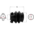 NB PARTS fole 2 pregas 55/70mm 115mm adequado para WAP 17,3 35,1 35,2 20,3 35,2 35,3
