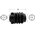 NB PARTS fole 4 pregas 70/80mm 140mm adequado para SCHLEGL SFV35