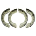 NB PARTS Bremsscheiben + Bremssättel + Bremsbacken + Zubehörsatz radseitig