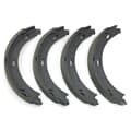 NB PARTS Rear brake shoe set