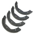NB PARTS Rear brake shoe set