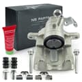 NB PARTS Bremsscheiben + Bremsbeläge + Bremssättel hinten