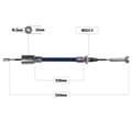 NB PARTS Cable de freno 1320/1130mm campana Ø18,5/22mm + diseño de seta adecuado para KNOTT