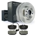 NB PARTS Rear brake discs + brake pads