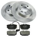 NB PARTS Rear brake discs + brake pads