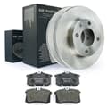 NB PARTS Bremsscheiben + Bremsbeläge hinten