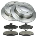 NB PARTS Bremsscheiben + Bremsbeläge hinten