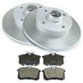 NB PARTS Bremsscheiben + Bremsbeläge hinten