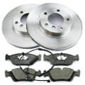 NB PARTS Bremsscheiben + Bremsbeläge + Warnkontakt vorne