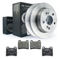 NB PARTS Bremsscheiben + Bremsbeläge hinten