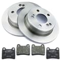 NB PARTS Bremsscheiben + Bremsbeläge hinten