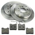 NB PARTS Bremsscheiben + Bremsbeläge hinten