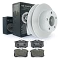 NB PARTS Rear brake discs + brake pads