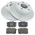 NB PARTS Rear brake discs + brake pads