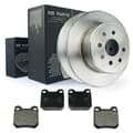 NB PARTS Rear brake discs + brake pads