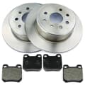 NB PARTS Rear brake discs + brake pads