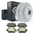 NB PARTS Rear brake discs + brake pads