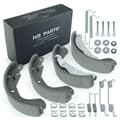 NB PARTS Bremsbacken + Zubehörsatz hinten
