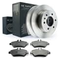 NB PARTS Rear brake discs + brake pads