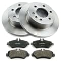 NB PARTS Rear brake discs + brake pads