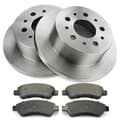 NB PARTS Rear brake discs + brake pads