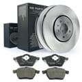 NB PARTS discos de travão dianteiros + pastilhas de travão