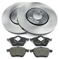 NB PARTS discos de travão dianteiros + pastilhas de travão