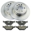 NB PARTS Bremsscheiben + Bremsbeläge hinten