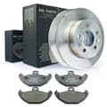 NB PARTS Bakre bromsskivor + bromsbelägg
