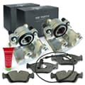 NB PARTS Bremssättel + Bremsbeläge + Warnkontakt vorne