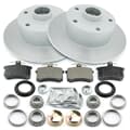 NB PARTS Bremsscheiben + Bremsbeläge + 2x Radlager Satz hinten