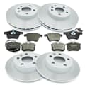 NB PARTS Bremsscheiben + Bremsbeläge vorne + hinten