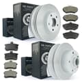 NB PARTS Bremsscheiben + Bremsbeläge vorne + hinten