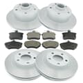 NB PARTS Bremsscheiben + Bremsbeläge vorne + hinten