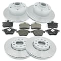 NB PARTS Bremsscheiben + Bremsbeläge vorne + hinten