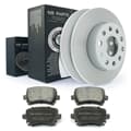 NB PARTS Rear brake discs + brake pads