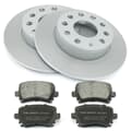 NB PARTS Rear brake discs + brake pads