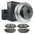 NB PARTS Rear brake discs + brake pads