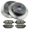 NB PARTS Rear brake discs + brake pads