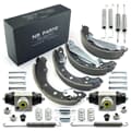 NB PARTS Bremsbacken + Radbremszylinder + Zubehörsatz hinten