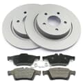 NB PARTS Bremsscheiben + Bremsbeläge hinten