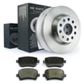 NB PARTS Bremsscheiben + Bremsbeläge hinten