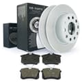 NB PARTS Rear brake discs + brake pads