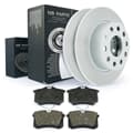 NB PARTS Rear brake discs + brake pads