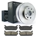NB PARTS Bremsscheiben + Bremsbeläge hinten