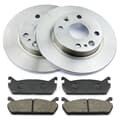 NB PARTS Bremsscheiben + Bremsbeläge hinten